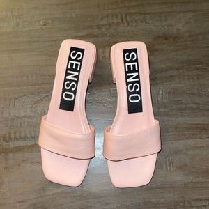 SENSO pink leather sandals
